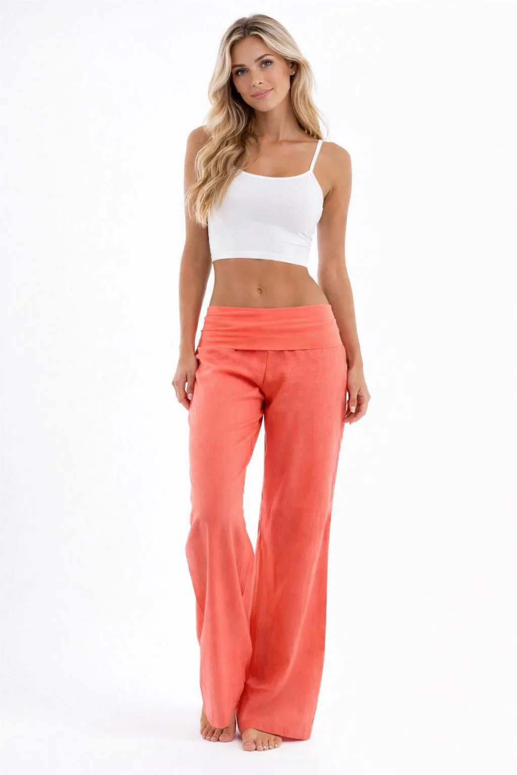 "Brigitte" Foldover Trousers
